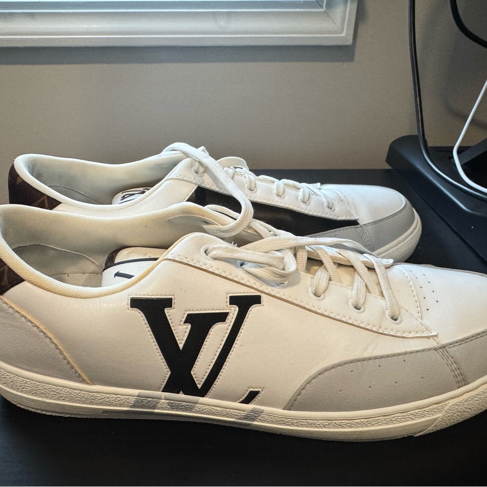 Louis Vuitton White and Black Men's Sneakers